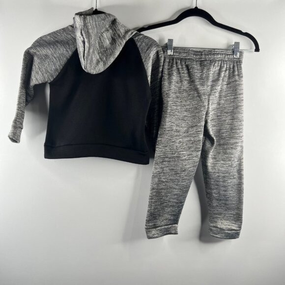 Space Jam New Kids Looney Tunes Stay Tuned 2 Piece Hoodie Set Size 4T Grey/Black - Picture 6 of 8